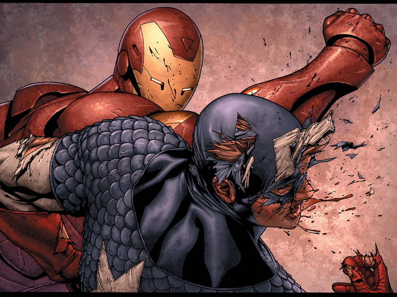 Illustration for article titled With Civil War, Marvel dusted off inane source material for superfights